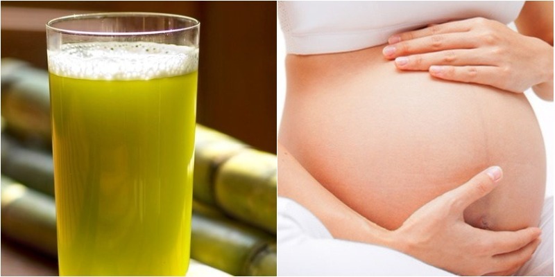 Công dụng của nước mía trong suốt thai kỳ