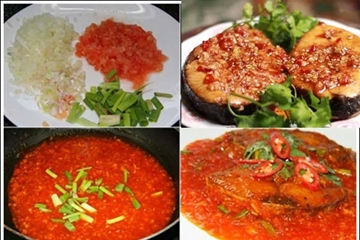 Cá sốt cà chua, với cách nấu thơm ngon chuẩn vị