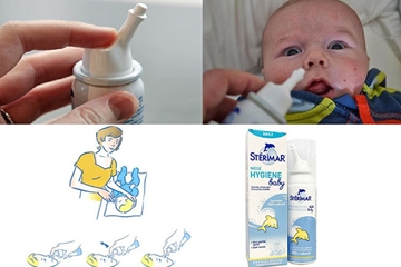 Cách trị sổ mũi, rửa mũi cho bé an toàn nhất